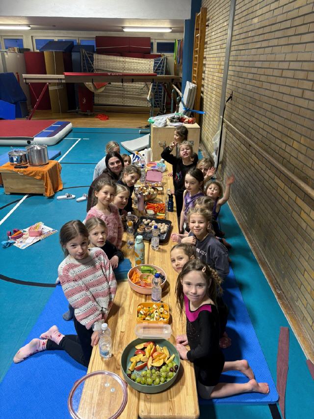 Wer viel turnt muss auch essen